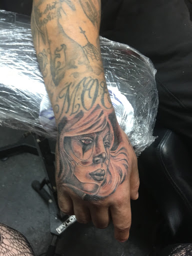 Explore emo anime tattoo ideas, creative tattoo ideas in West New York, available at Hudson Tattoo Co.