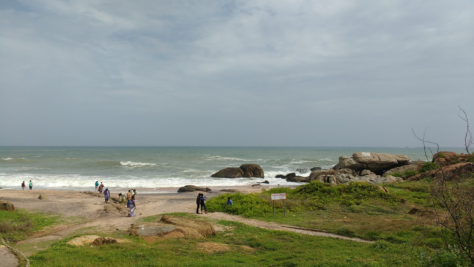 Photo de Muttom Beach - endroit populaire parmi les connaisseurs de la détente