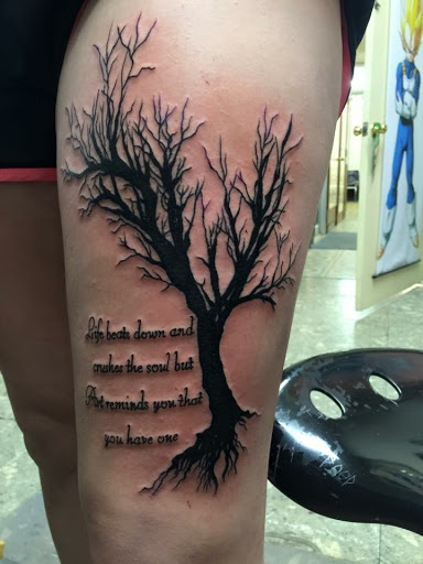Explore tattoo ideas for son's name, creative tattoo ideas in Muncie, available at The Tattoo Studio