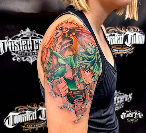Explore western cowgirl tattoo ideas, creative tattoo ideas in San Antonio, available at Twisted Tattoo