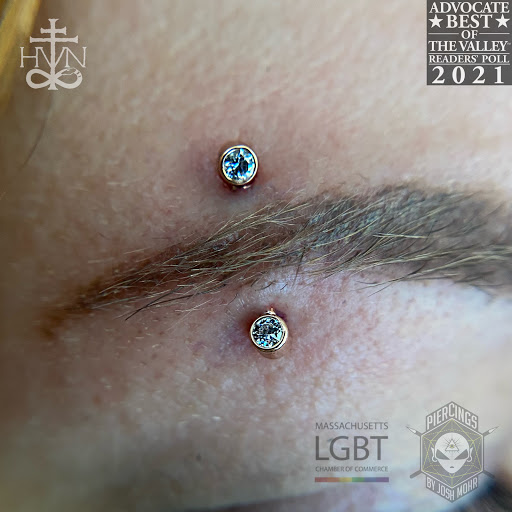 Explore cross stitch tattoo ideas, creative tattoo ideas in Northampton, available at Haven Body Arts Piercing & Tattoo