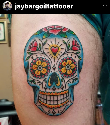 Explore hook tattoo ideas, creative tattoo ideas in Marietta, available at Lucky Draw Tattoos III