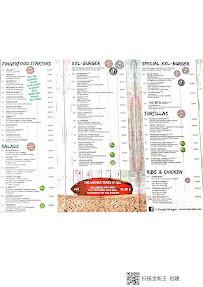 Menu / carte de El Pecado à Tübingen