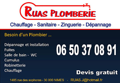 RUAS PLOMBERIE à Nîmes