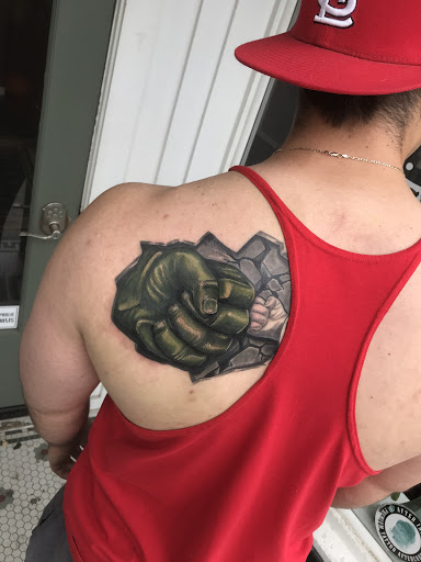 Explore relentless tattoo ideas, creative tattoo ideas in Hanford, available at Moth Art & Tattoo Collective