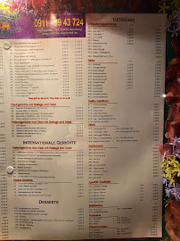 Menu / carte de Colombo Restaurant Nürnberg à Nuremberg