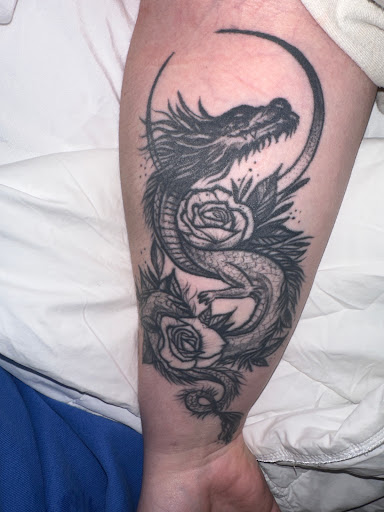 Explore long tattoo ideas, creative tattoo ideas in Scottsboro, available at 5 Points Tattoo