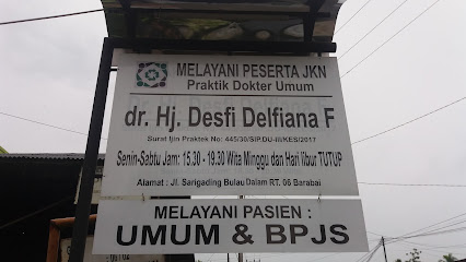 Praktek Dokter Umum - BPJS Dr. Hj.Desfi Delfiana Fahmi
