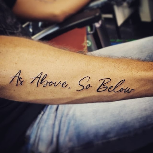 Explore nautical compass tattoo ideas, creative tattoo ideas in Redding, available at Caddy Daddys