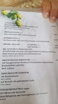 Stiefel Saarbrücken à Saarbrücken menu