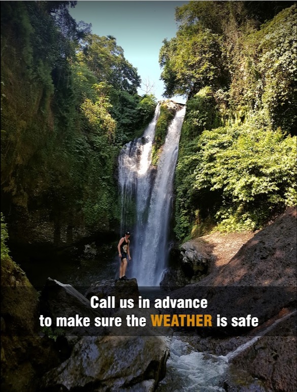 Aling-aling Waterfall Jumping And Sliding Photo