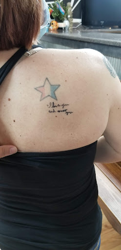 Explore tattoo ideas for elbow, creative tattoo ideas in Benton, available at Spectrum Tattoo