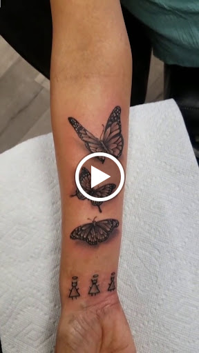 Explore half sleeve tattoo ideas for women, creative tattoo ideas in Montclair, available at Inkd Society Tattoo Parlor