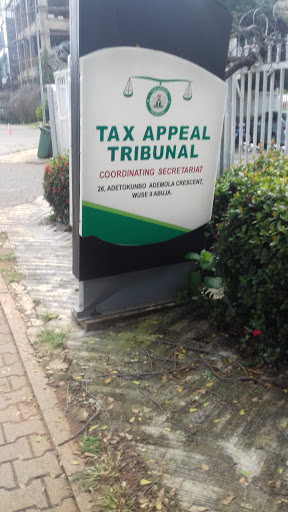 Tax Appeal Tribunal, Coordinating Secretariat, No 26 Adetokunbo Ademola Cres, Wuse 2, Abuja, Nigeria, Government Office, state Federal Capital Territory