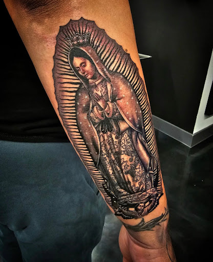 Explore constellation tattoo ideas, creative tattoo ideas in San Antonio, available at Firme Copias Tattoo Studio