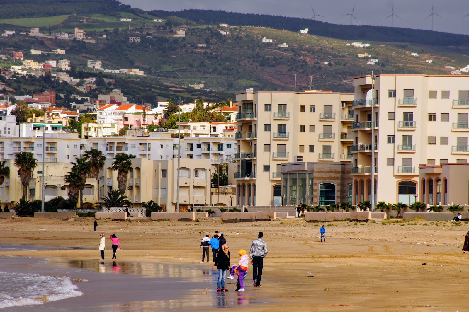 Fotografija Plaža Malabata (Tanger) udobje območja