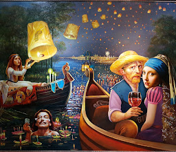 Parody art museum photo
