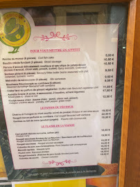 Menu du La Case Créole à Aix-en-Provence