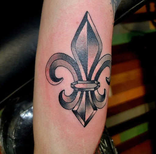 Explore black power tattoo ideas, creative tattoo ideas in Salt Lake City, available at Depth in Design