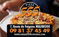 Carte du Pizza 555 Chicken à Maubeuge