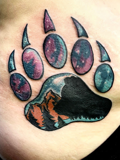 Explore blackwork tattoo ideas, creative tattoo ideas in Adrian, available at Good Life Tattoo Co.