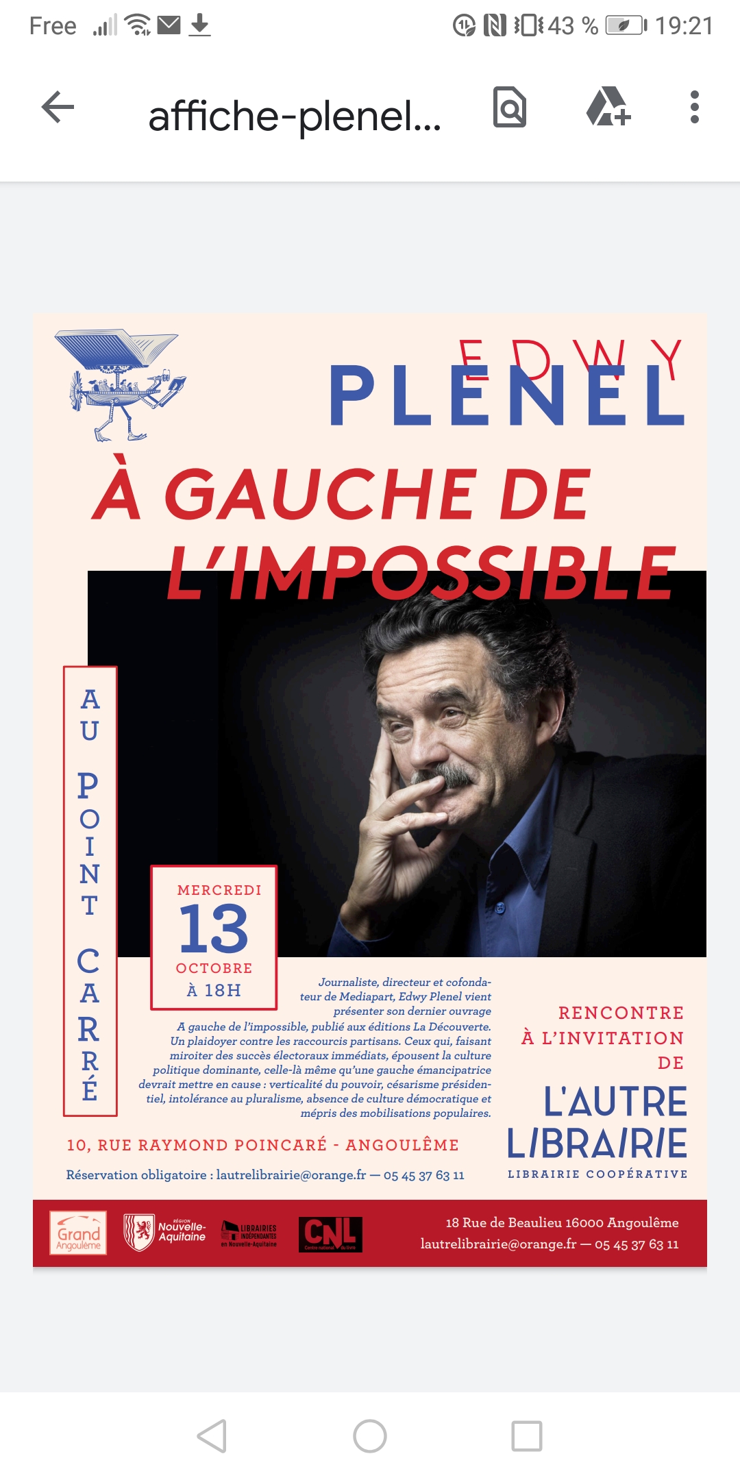 Photo n° 1 de l'avis de Bernard.a fait le 27/01/2022 à 11:07