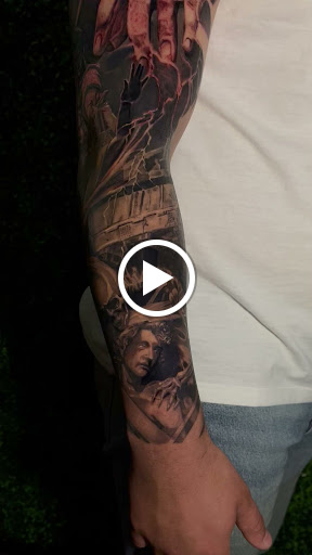 Explore coordinate tattoo ideas, creative tattoo ideas in Hanford, available at Moth Art & Tattoo Collective