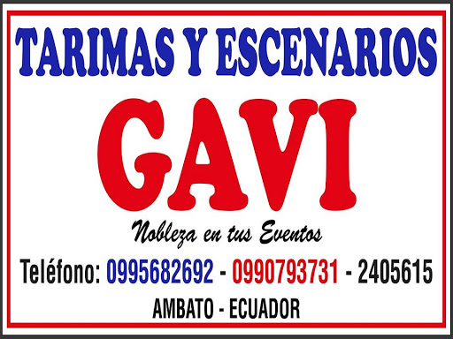 TARIMAS Y ESCENARIOS GAVI - Carpas Gigantes en Guayaquil