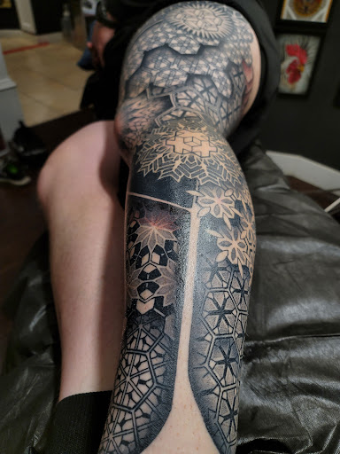 Explore monster tattoo ideas, creative tattoo ideas in Orem, available at Hearts and Hands Tattoo and Piercing