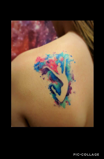 Explore small beach tattoo ideas, creative tattoo ideas in Stowe, available at World Famous Monkey House Customs