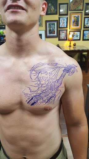 Explore last name tattoos ideas, creative tattoo ideas in North Little Rock, available at Black Cobra Tattoo Studio