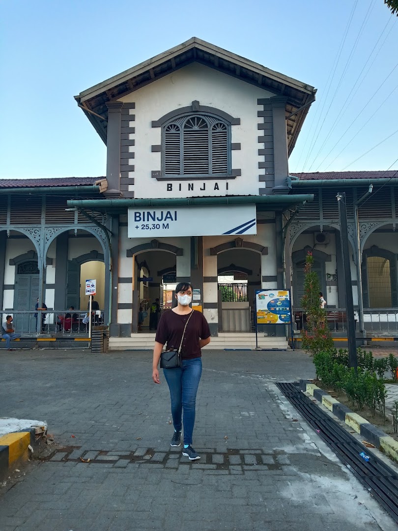 Gambar Stasiun Kereta Api Binjai