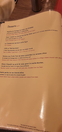 La Ferme d'Huchet à Vielle-Saint-Girons menu