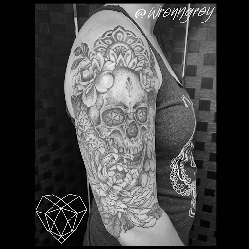 Explore portrait tattoo ideas, creative tattoo ideas in Spokane, available at Moms Custom Tattoo & Body Piercing