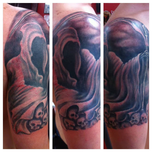 Explore tattoo ideas color, creative tattoo ideas in Truckee, available at Snowy Mountain Tattoo Co.