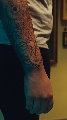 Explore upchurch tattoo ideas, creative tattoo ideas in Hudson, available at The Bohemian Social Club