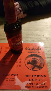 KOMBÜSE à Hamburg menu