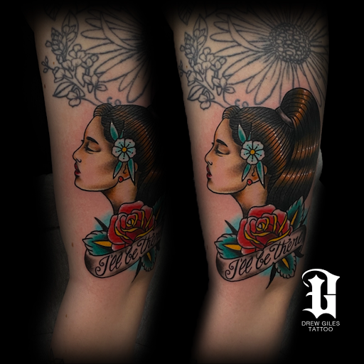 Explore dead space tattoo ideas, creative tattoo ideas in Addison, available at Cat Tattoo
