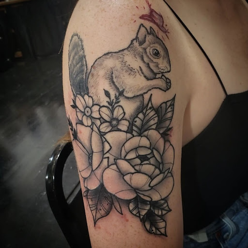 Explore skull cover up tattoo ideas, creative tattoo ideas in Snohomish, available at Unknown Tattoo Co.