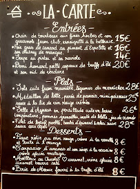 Carte du Restaurant Saint-Raphaël - la Villa Matuzia - Agay à Saint-Raphaël