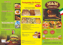 Menu du M&M Döner Pizza à Bitterfeld-Wolfen