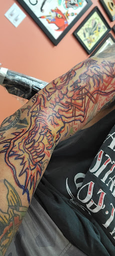 Explore tattoo ideas for son's name, creative tattoo ideas in Lansing, available at Fish Ladder Tattoo Company