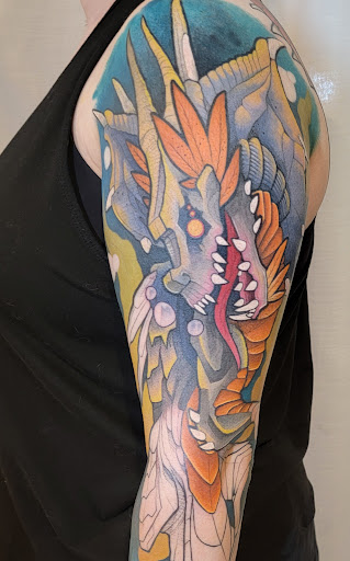 Explore his and her tattoos ideas, creative tattoo ideas in Green Bay, available at Endless Expansion Custom Tattoo LLC & Alyssa Marie Paramedical & Areola Tattoos