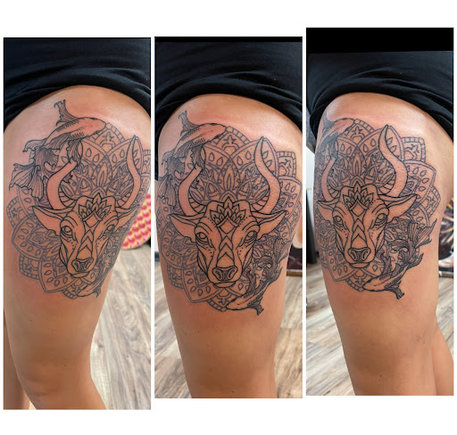 Explore portrait tattoo ideas, creative tattoo ideas in Clintonville, available at Honey Heart Tattoo