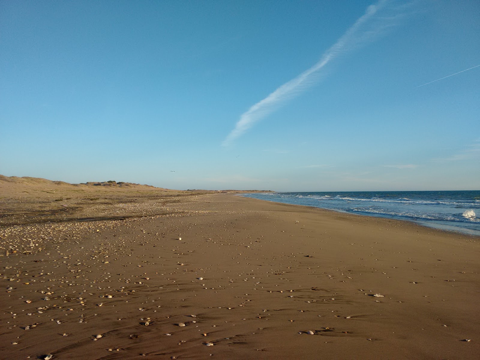 Fotografie cu El Siaric beach cu o suprafață de nisip gri