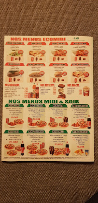 Le Milano à Boulogne-sur-Mer menu