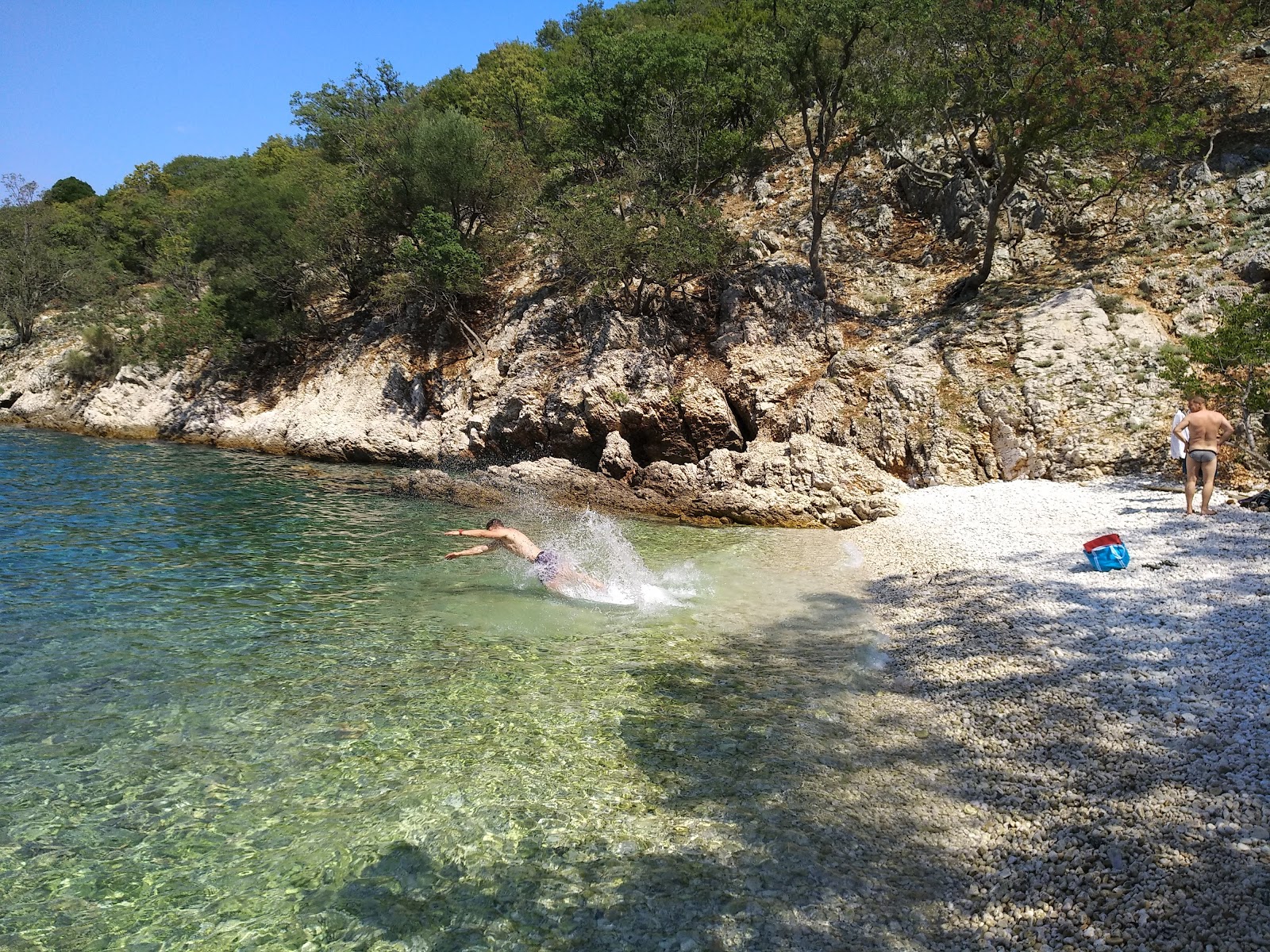 Foto di Porozina beach zona selvaggia