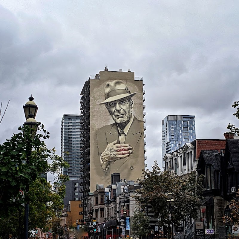 Leonard Cohen Mural