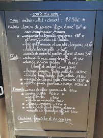 Bistrot la tourangelle à Carmaux menu