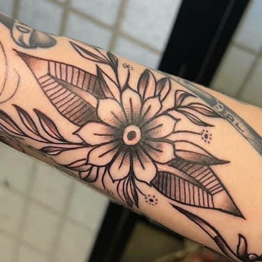 Explore tractor tattoos ideas, creative tattoo ideas in Beaumont, available at Tattoos By Mundo